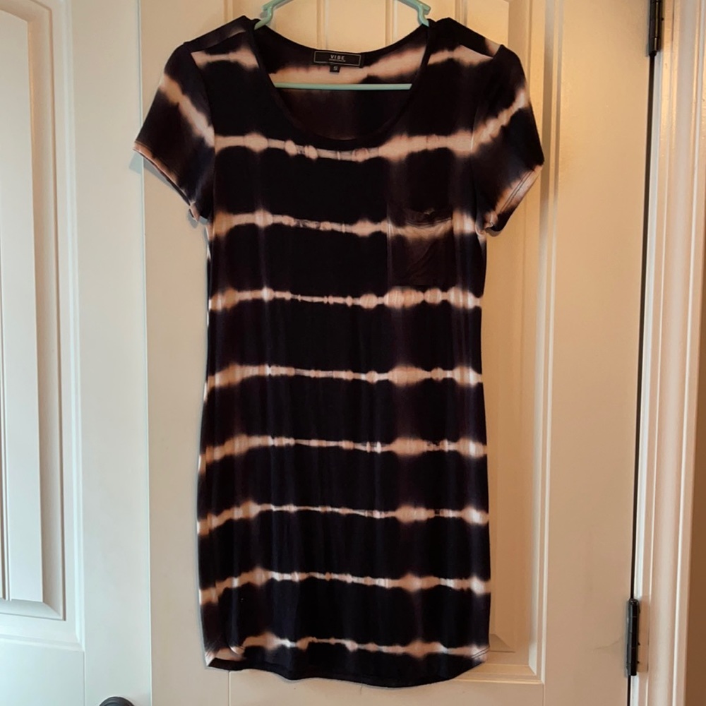 Tie dyed short dress